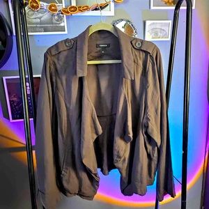 Torrid Grey Casual Blazer